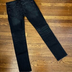 True Religion Mens Dark Denim Skinny Jeans